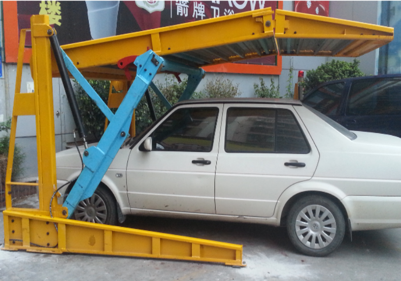 两层俯仰式简易升降